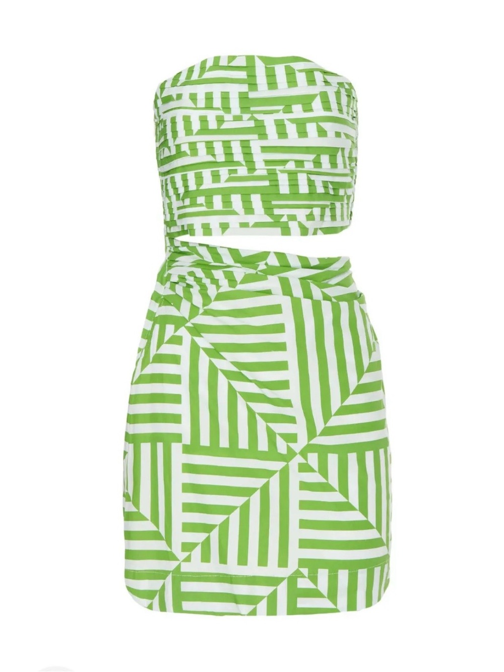 S/W/F Asymmetric Cutout Mini Dress